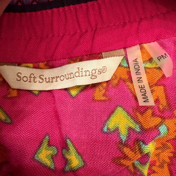 NWOT Soft Surroundings Marguerite Maxi Skirt In Bora Bora Scarf Print Medium - Picture 14 of 15